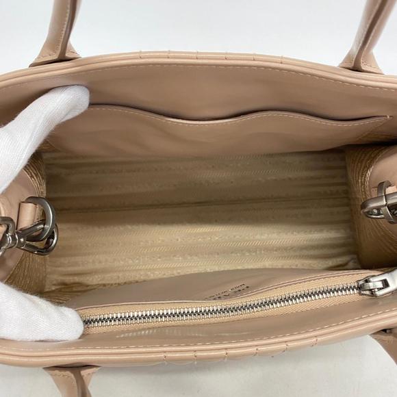 PRADA handbag diagram leather pink beige ladies - Picture 4 of 10